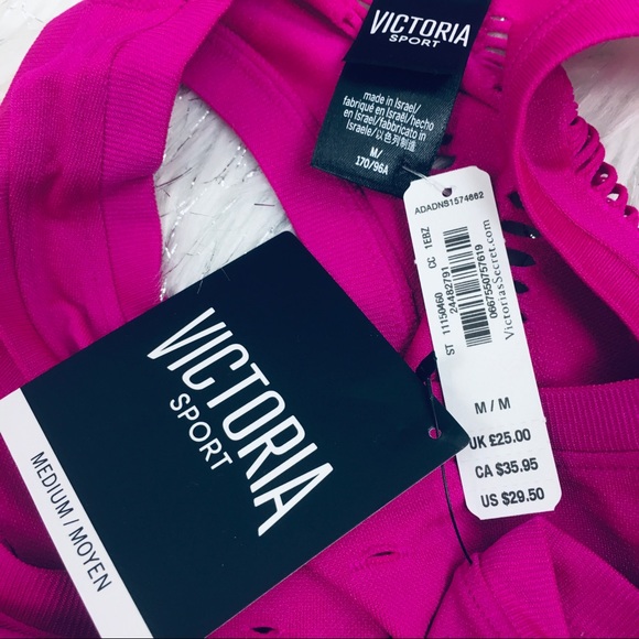 Victoria’s Secret Fuchsia Seamless Sport Top - Picture 7 of 7